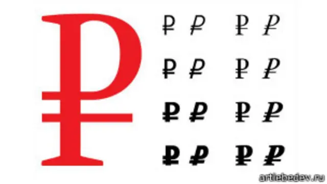 Символ рубля