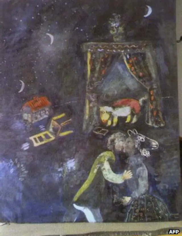 Marc Chagall'ın daha önce bilinmeyen bir eseri
