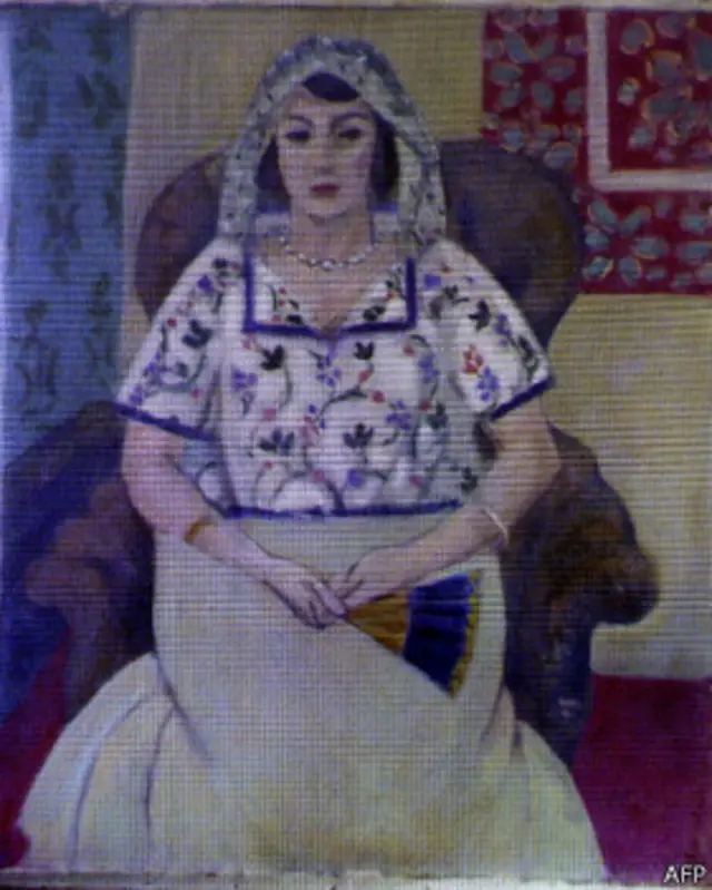 Картина, вероятно, написанная Анри Матиссом