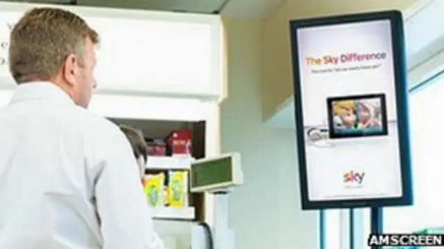 Pantalla que detecta el genero y la edad de las personas