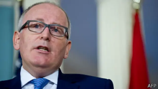 Министр иностранных дел Нидерландов Франс Тиммерманс