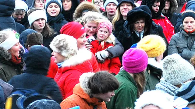 Protesta de mujeres en 2010