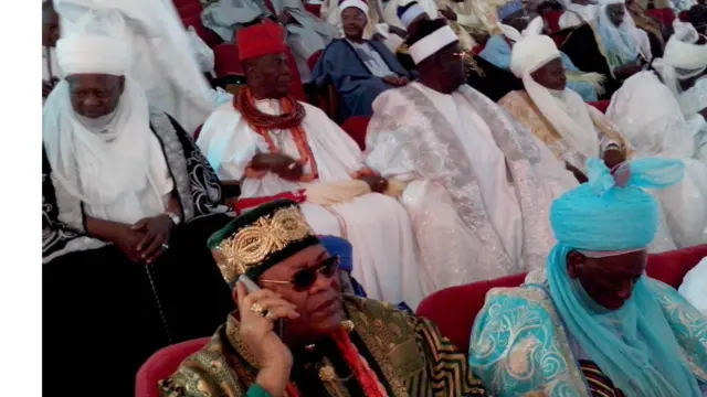 Sarakunan gargajiya wadanda suka halarci taron a Sokoto.