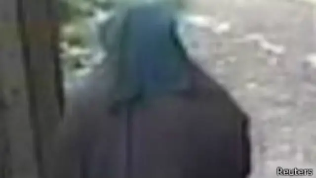 Burqa terrorist, Reuters