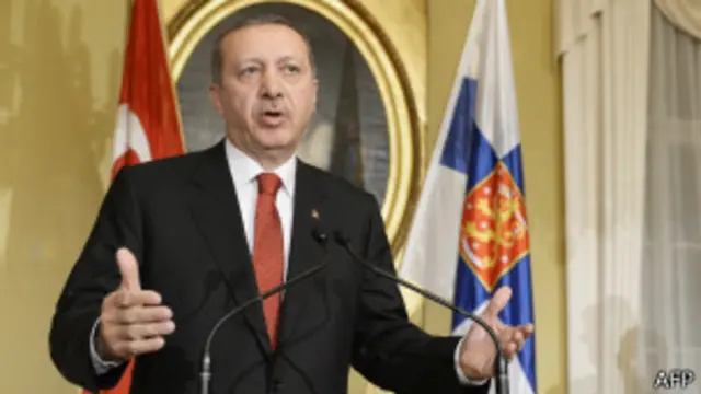 Başbakan Tayyip Erdoğan Finlandiya'da konuştu