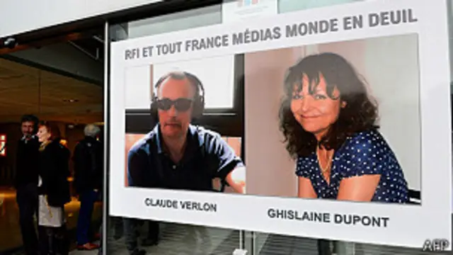 Periodistas franceses asesinados en Mali