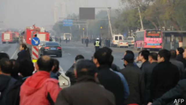 太原爆炸案現場