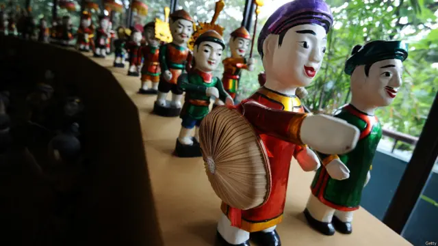 Wayang air Vietnam. Foto: Robertus Pudyanto/Getty Images