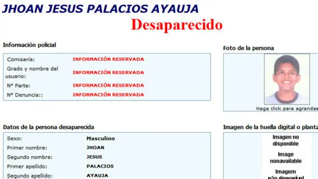 Imagen de la Red Latinoamericanos Desaparecidos