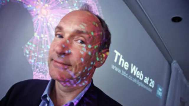 互联网发明人、英国计算机科学家蒂姆•伯纳斯-李爵士