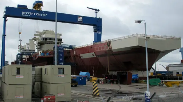 На верфи в Шотландии