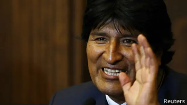 Evo Morales, presidente de Bolivia