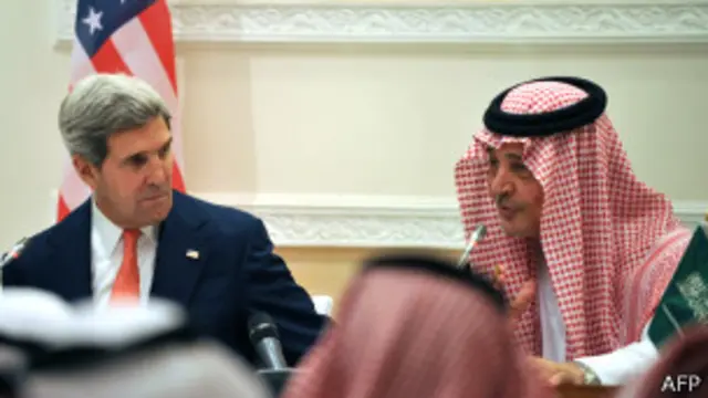 وزیران خارجه سعودی و آمریکا