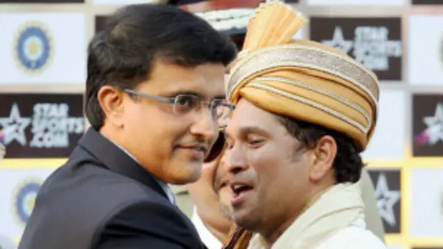 सचिन तेंडुलकर और सौरभ गांगुली
