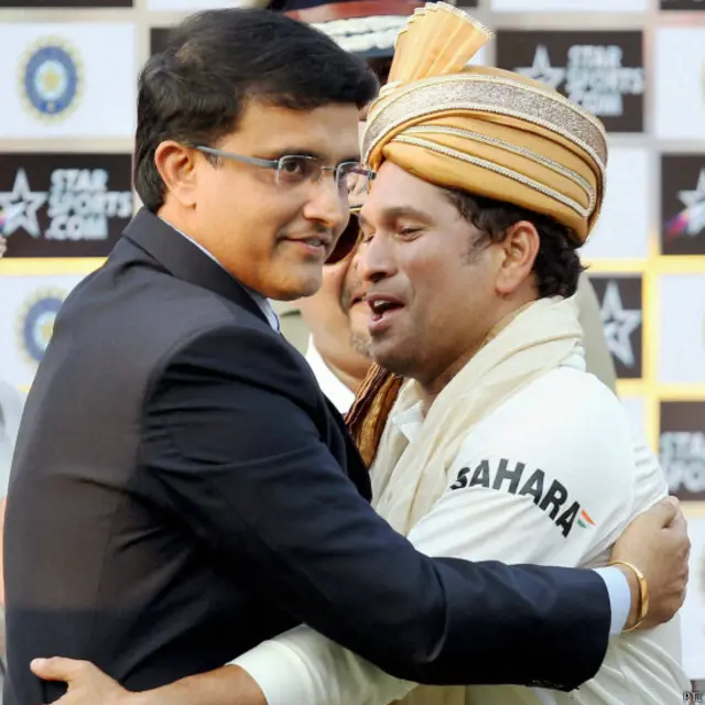 सौरभ गांगुली, सचिन तेंदुलकर