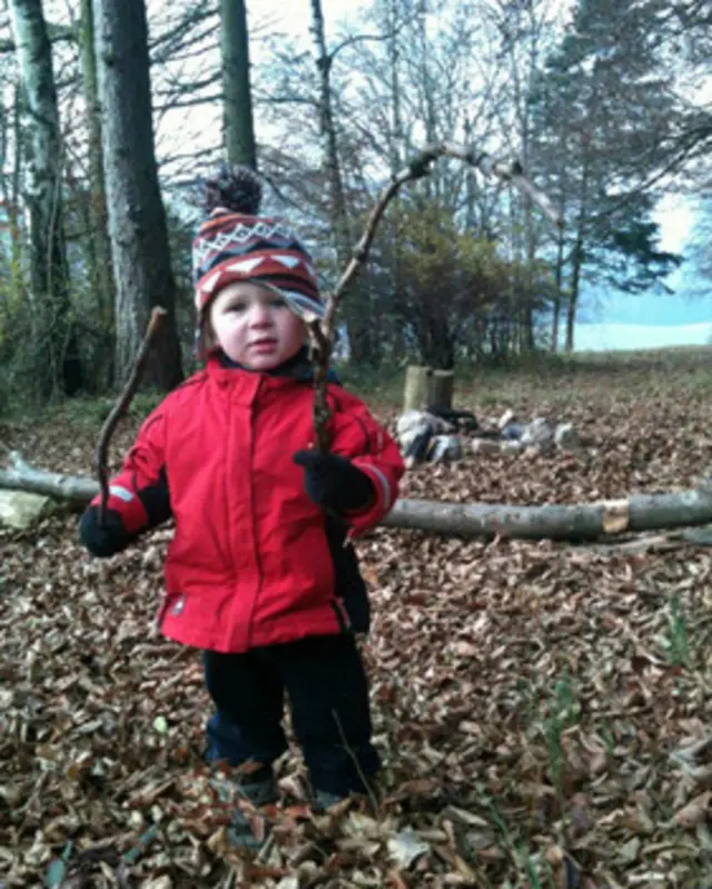 Син Джоан любить гратися ломачками