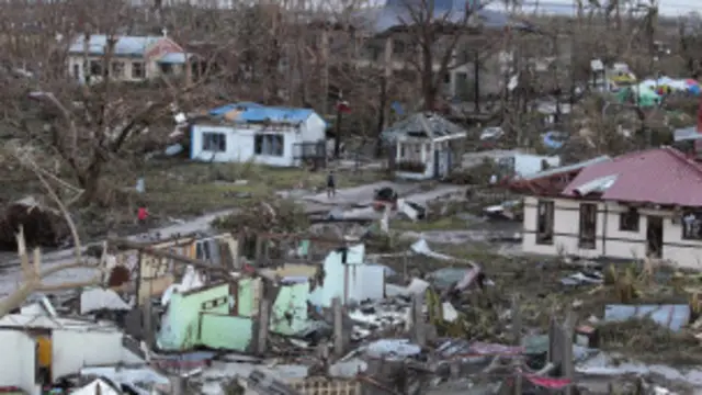 台风海燕侵袭过后的菲律宾