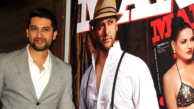 اداکار آفتاب شیو دسانی ایک میگزین کے صفحہ اول پر نظر آئے۔