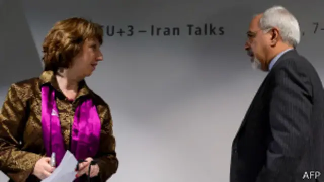 کیتھرین ایشٹن اور جواد ظریف کی پریس کانفرنس مختصر تھی اور کچھ عجیب سی محسوس ہوئی