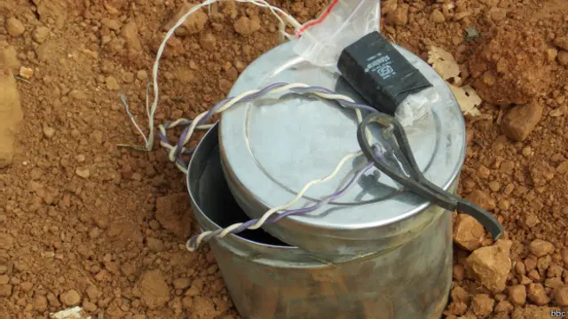 छत्तीसगढ़, बारूदी सुरंग