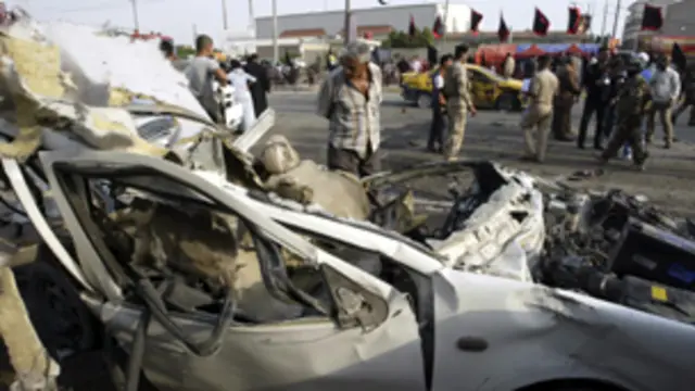 أسفر هجوم البصرة عن اصابة عدة اشخاص