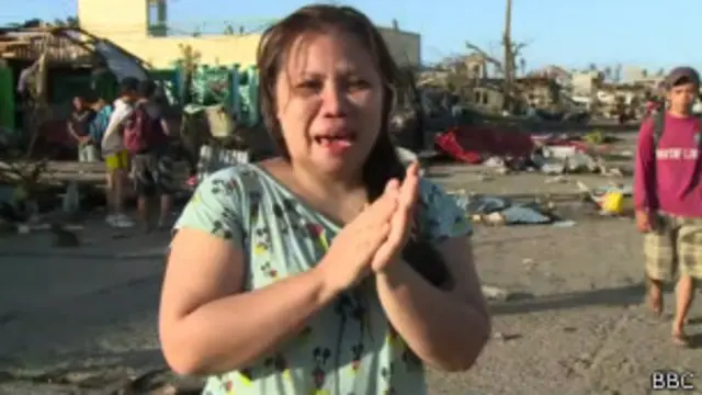 Beverly Buenconsejo, superviviente del tifón Haiyan en Filipinas