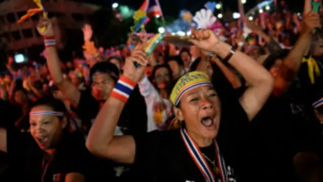 Waandamanaji nchini Thailand