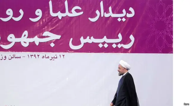 دیدار با روحانیان یکی از اولین برنامه های حسن روحانی پس از پیروزی در انتخابات ریاست جمهوری بود