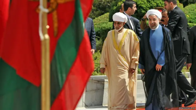 پذیرایی از سلطان عمان و انجام دیدارهای رسمی مقام های دو کشور بعد از سال ها در مجموعه سعدآباد برگزار شد