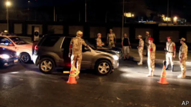 پست بازرسی در قاهره