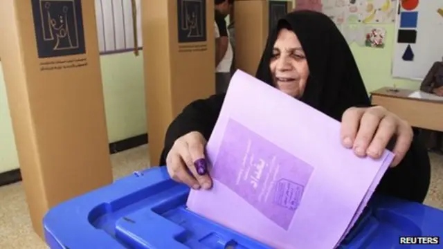 فهرست ائتلاف دولت قانون آقای مالکی در ماه آوریل در انتخابات استانی شکست خورد