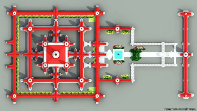 ये नज़ारा प्रस्तावित विराट रामायण मंदिर की साइट का है.