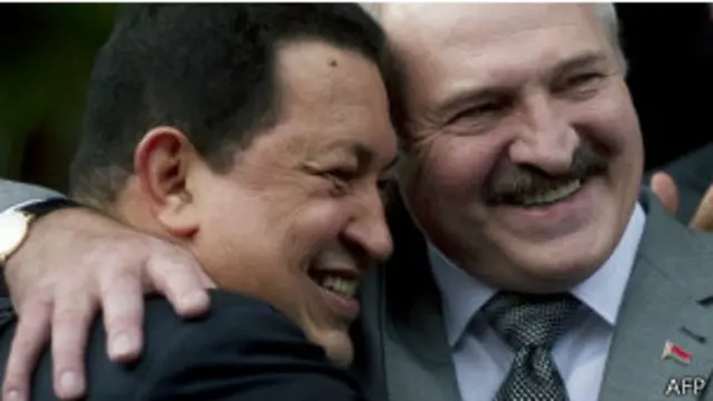 Александр Лукашенко и Уго Чавес