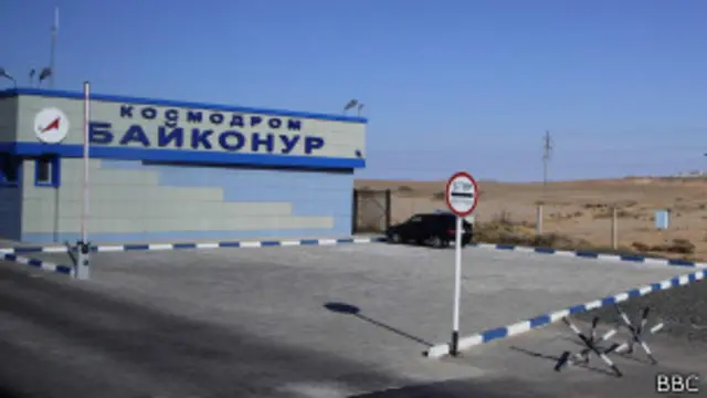 КПП на въезде в Байконур