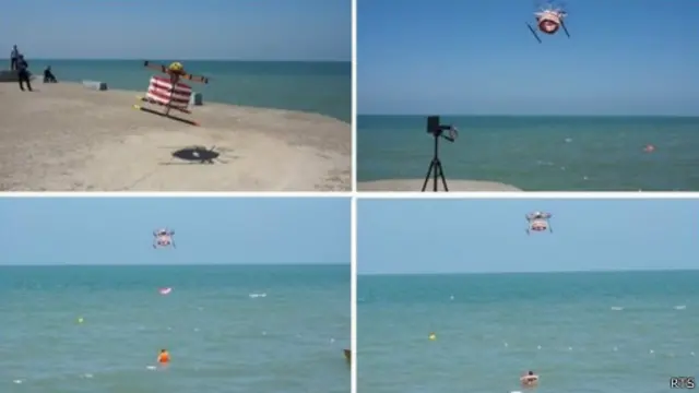 تہران میں قائم آر ٹی ایس لیب نے اس ڈرون کے تجربات بحیرۂ کیسپئن کے ساحلوں پر کیے