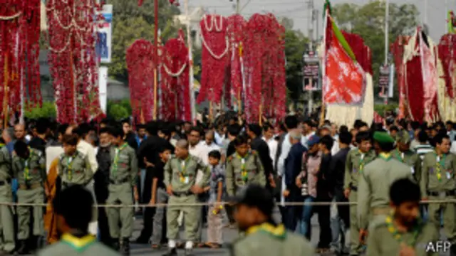 سکیورٹی کے انتظامات میں مجالس اور ماتمی جلوسوں میں سکیورٹی کا پہلا حصار اسکاؤٹس کا ہوتا ہے