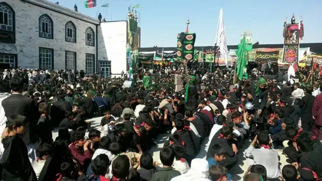 عکس از محمد عاصف از شهر لشکرگاه در ولایت هلمند. 