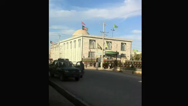 عکس از محمد عاصف از شهر لشکرگاه در ولایت هلمند. 