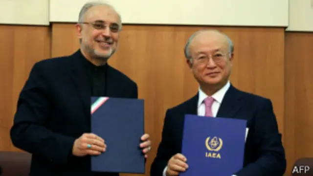 یوکیا آمانو و علی اکبر صالحی در تهران برای بازدید از تاسیسات اراک توافق کردند