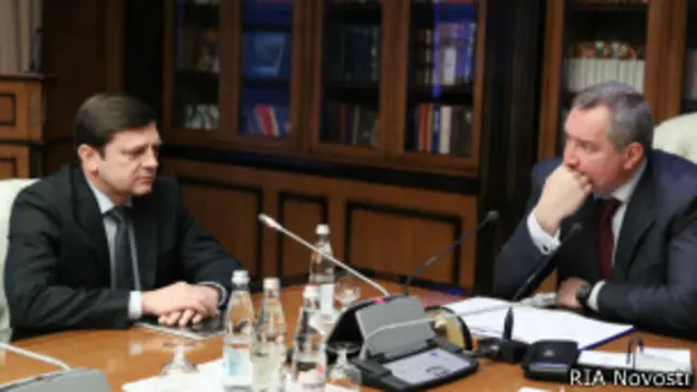 Олег Остапенко и Дмитрий Рогозин