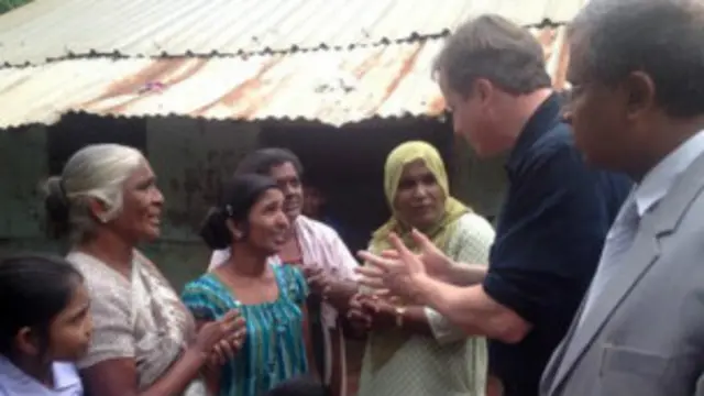 डेविड कैमरन, श्रीलंका यात्रा