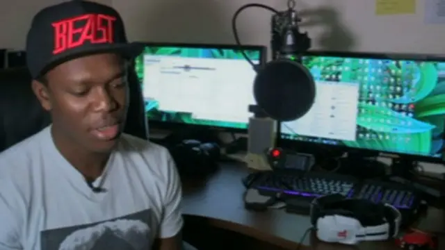JJ Oladjide, conocido como KSI, tiene 4 millones de suscriptores en YouTube.