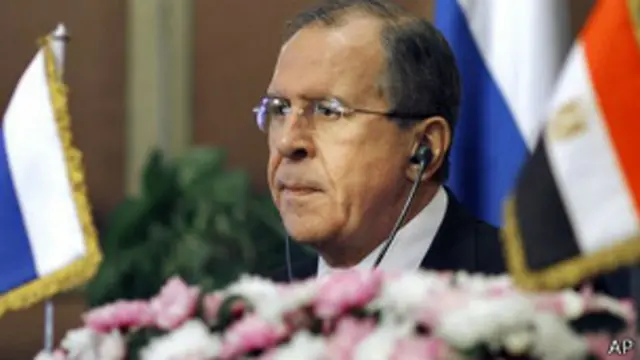 سرگئی لاوروف وزیر خارجه روسیه در دیدار از مصر