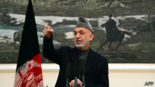 Hamid Karzai, presidente de Afganistán