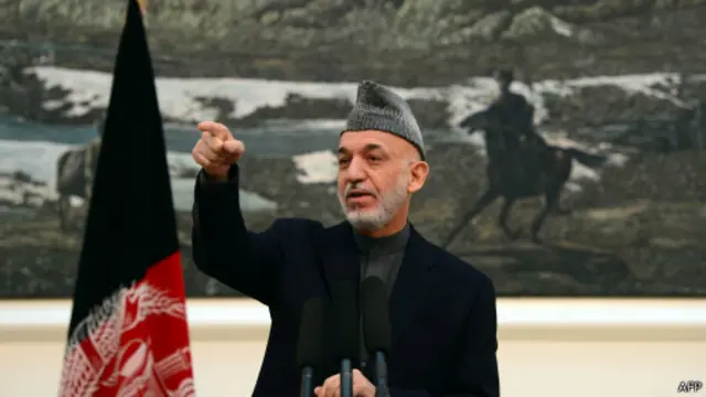 Президент Карзай в Кабуле