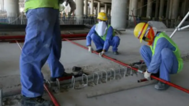 කටාර් ක්රීඩාංගනයේ නේපාල සේවකයෝ