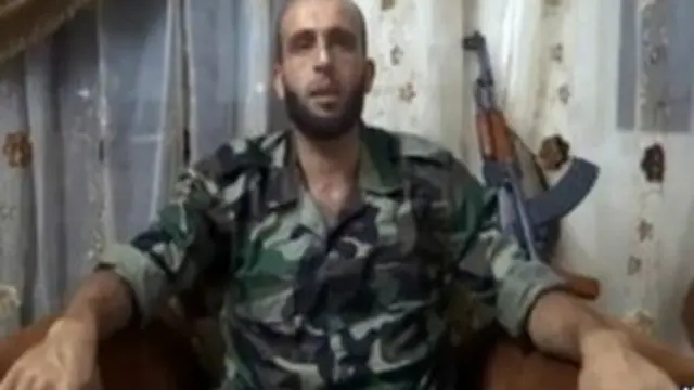 أصيب عبد القادر في غارة جوية على حلب