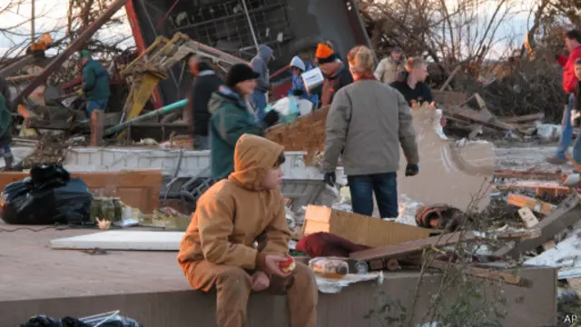 Последствия торнадо в США