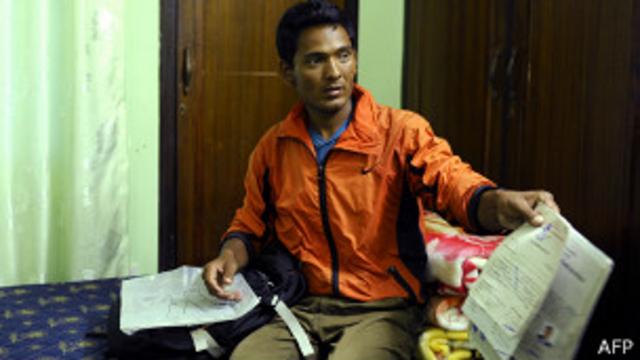 Непальский рабочий-мигрант 