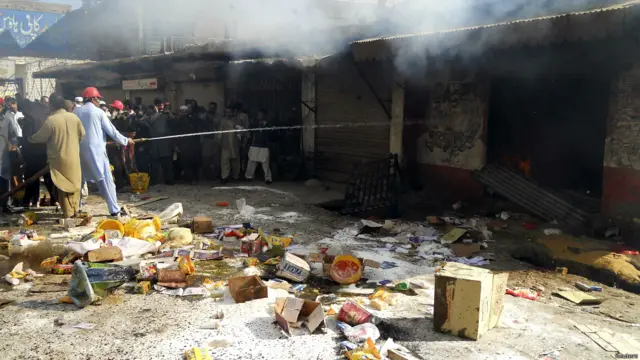 حکام نے کوہاٹ سے متصل ضلع ہنگو میں چندگھنٹے کے لیے کرفیو نافذ کر دیا تھا لیکن بعد میں اسے اٹھا لیا گیا۔